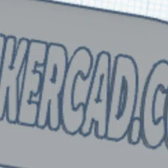 Mẫu móc khóa cá tính tự thiết kế trên Tinkercad