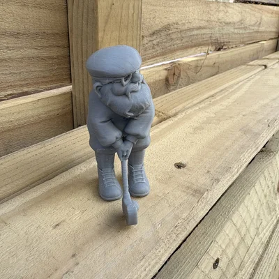 Tượng Chú Lùn Chơi Golf (Golf Gnome)