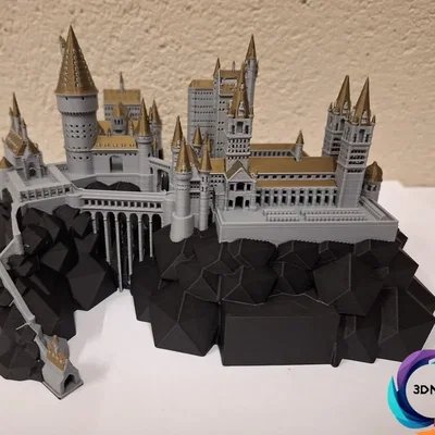 Mô hình lâu đài Hogwarts (Harry Potter) 3D tuyệt đẹp cho fan