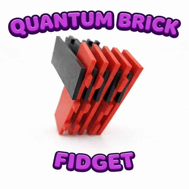Quantum Brick Fidget - Đồ chơi xả stress độc đáo - Image 1