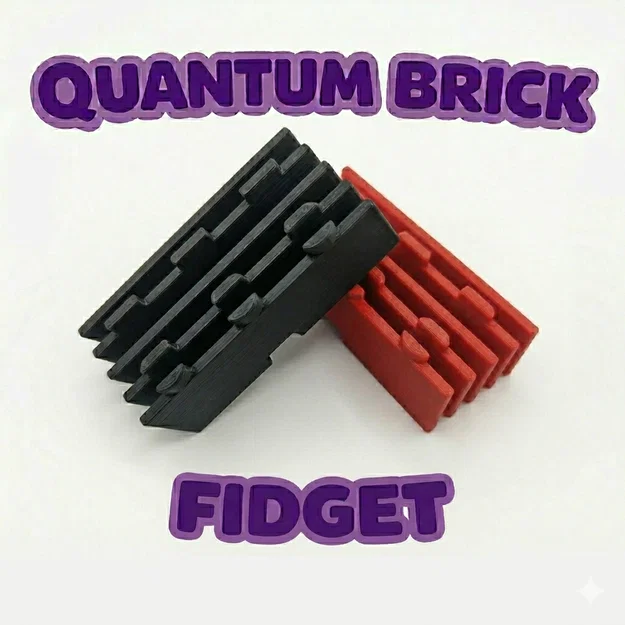 Quantum Brick Fidget - Đồ chơi xả stress độc đáo - Image 3