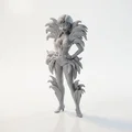 Mô hình Thiên Thần Giả Tưởng - File STL 3D có thể in ấn - Thumbnail 1