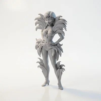 Mô hình Thiên Thần Giả Tưởng - File STL 3D có thể in ấn