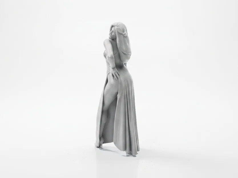 Mô hình tượng quý cô thanh lịch 3D Printable - Image 1