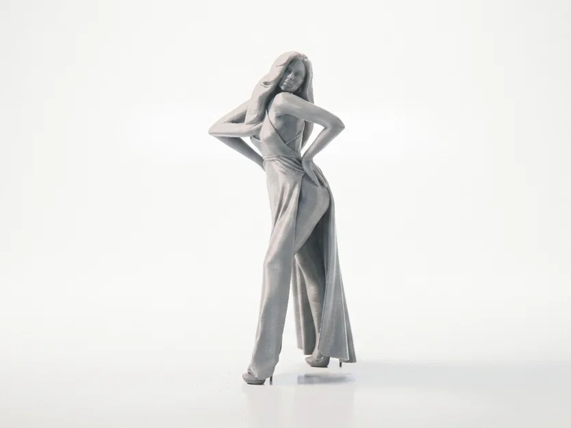 Mô hình tượng quý cô thanh lịch 3D Printable - Image 2