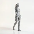 Mô hình 3D Tượng cô gái đang đi bộ (Female Figure Walking Statue) - Thumbnail 2