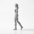 Mô hình 3D Tượng cô gái đang đi bộ (Female Figure Walking Statue) - Thumbnail 4