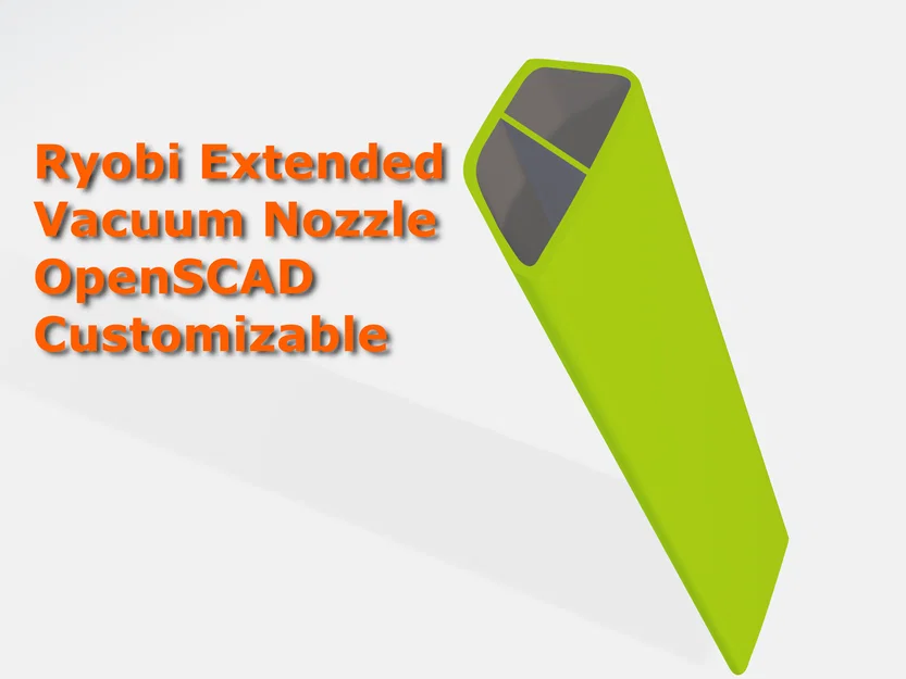 Đầu hút dài tùy chỉnh cho máy hút bụi Ryobi (Model P7131) - Image 1