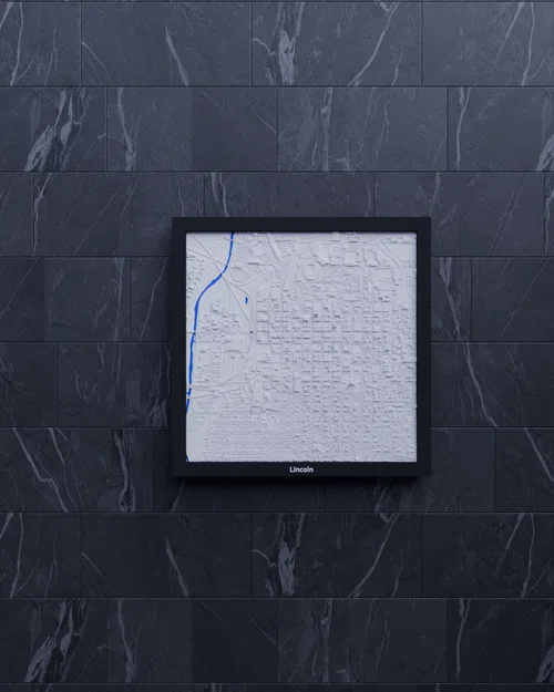 Lincoln, Hoa Kỳ - Mô hình địa hình 3D thu nhỏ - Image 6