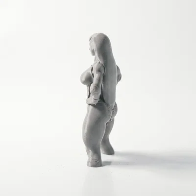Mô Hình Nữ Võ Sĩ MMA Quyến Rũ - File In 3D