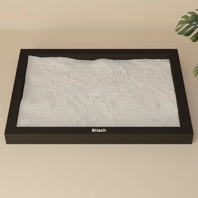 Bitsch, Pháp - Mô hình thu nhỏ 3D