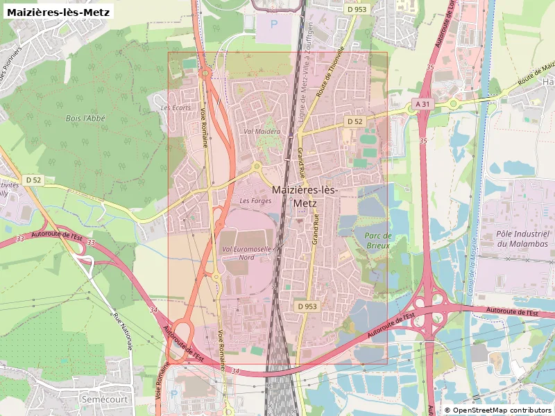Maizières-lès-Metz, Pháp - Mô hình thu nhỏ 3D - Image 9