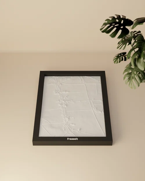 Frasselt, Đức - Mô hình địa hình 3D thu nhỏ - Image 3