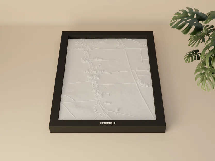 Frasselt, Đức - Mô hình địa hình 3D thu nhỏ - Image 4