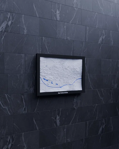 Bad Sobernheim, Đức - Mô hình địa hình thu nhỏ in 3D - Image 5