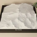 Gran Paradiso, Ý - Mô hình thu nhỏ 3D - Thumbnail 1