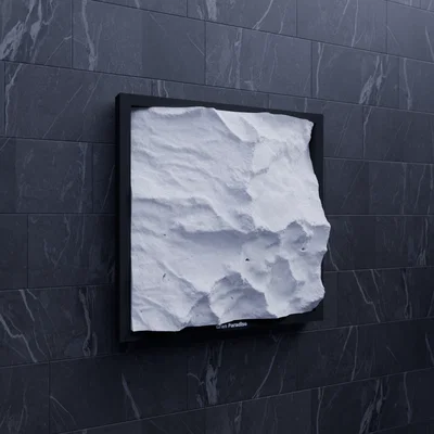 Gran Paradiso, Ý - Mô hình thu nhỏ 3D