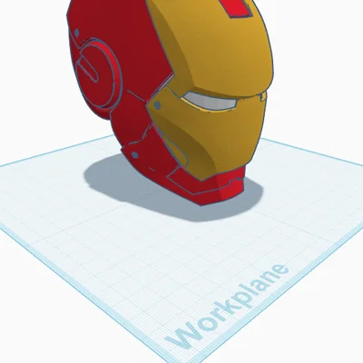 Mô hình mũ bảo hiểm Iron Man (Iron Man Helmet) in 3D chất lượng cao