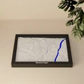 Sächsisch-Regen, Romania - Mô hình địa hình 3D thu nhỏ - Thumbnail 3