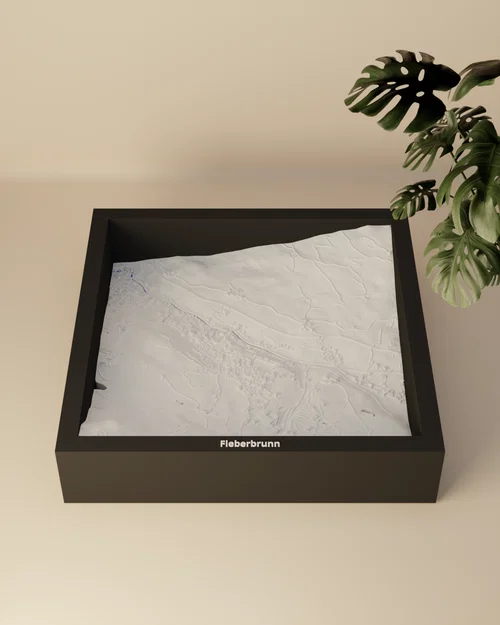 Fieberbrunn, Áo - Mô hình địa hình thu nhỏ 3D - Image 3