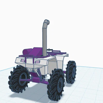 Mô hình xe địa hình 4 bánh (4 wheeler) in 3D cực chất