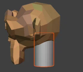 Mô hình giá đỡ hình đầu khỉ (Monkey Figure Stand) phong cách Low-poly - Image 1