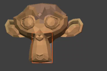 Mô hình giá đỡ hình đầu khỉ (Monkey Figure Stand) phong cách Low-poly - Image 2