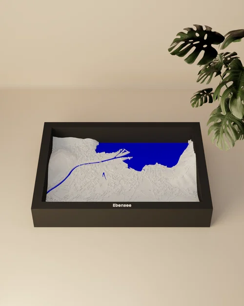 Ebensee, Áo - Mô hình địa hình thu nhỏ 3D - Image 3