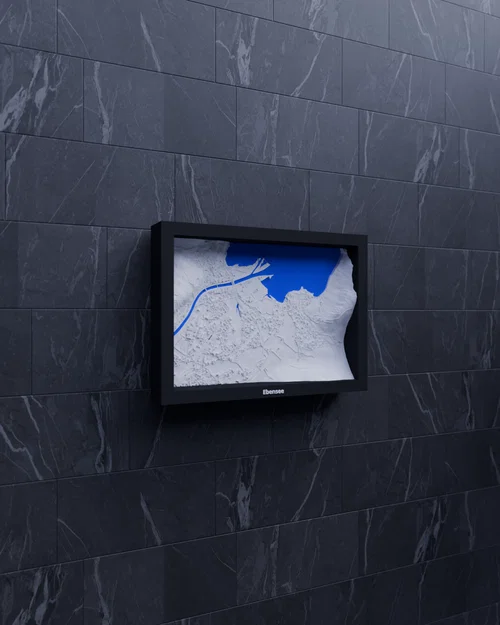 Ebensee, Áo - Mô hình địa hình thu nhỏ 3D - Image 5