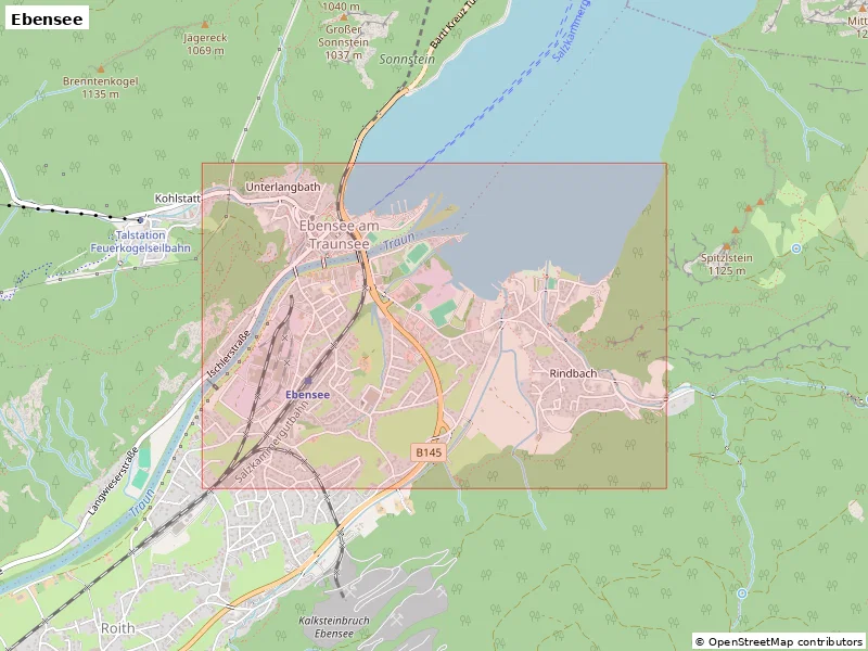 Ebensee, Áo - Mô hình địa hình thu nhỏ 3D - Image 9