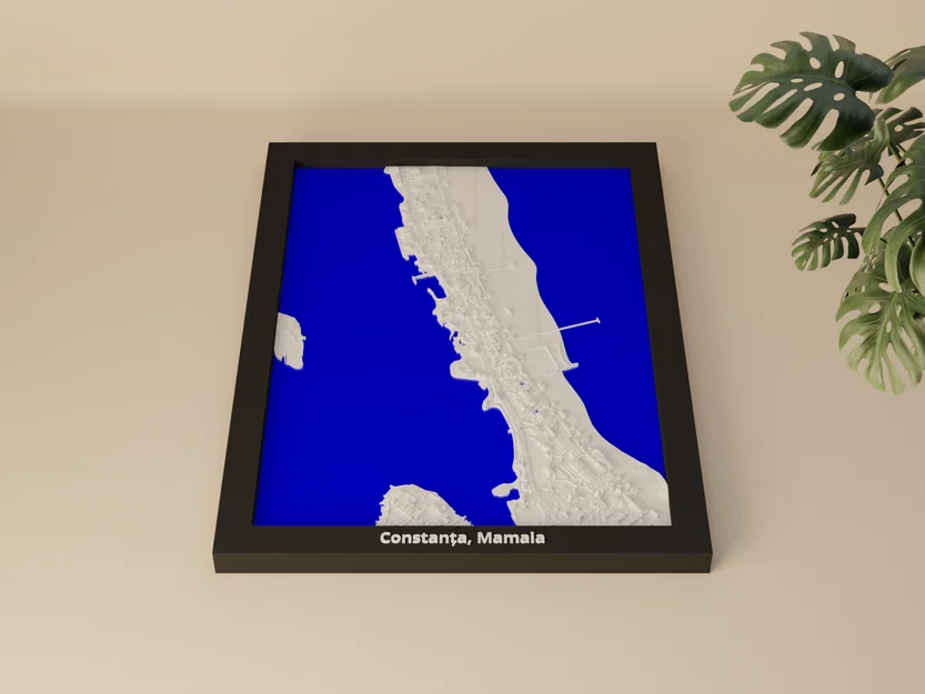 Constanța, Mamaia, Romania - Mô hình địa hình 3D thu nhỏ - Image 4
