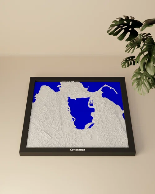 Constanța, Romania - Mô hình địa hình 3D thu nhỏ - Image 4