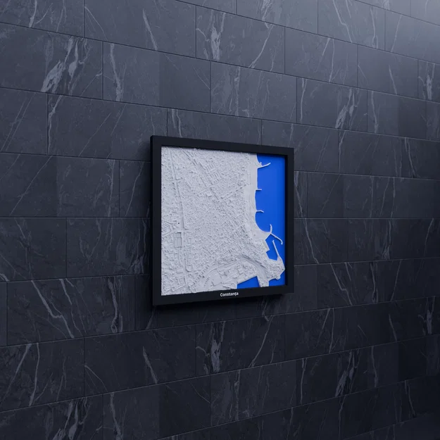Mô hình thu nhỏ 3D địa hình thành phố Constanța, Romania - Image 7