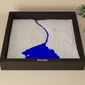 Gmunden, Áo - Mô hình địa hình 3D thu nhỏ - Thumbnail 1