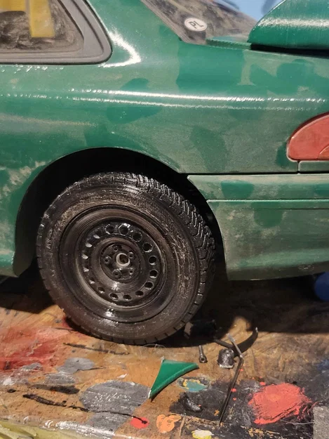 Mâm thép cho mô hình Casadio Subaru - Image 2
