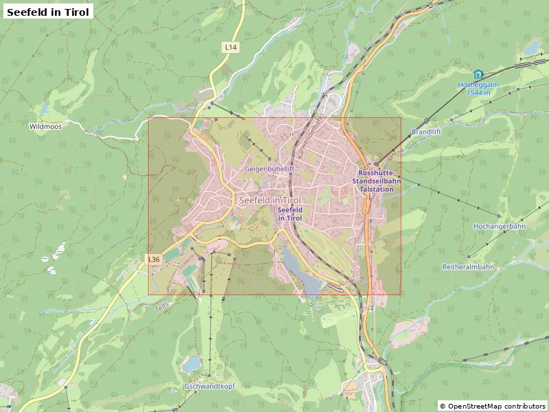 Mô hình 3D thu nhỏ địa hình Seefeld in Tirol, Áo - Image 9