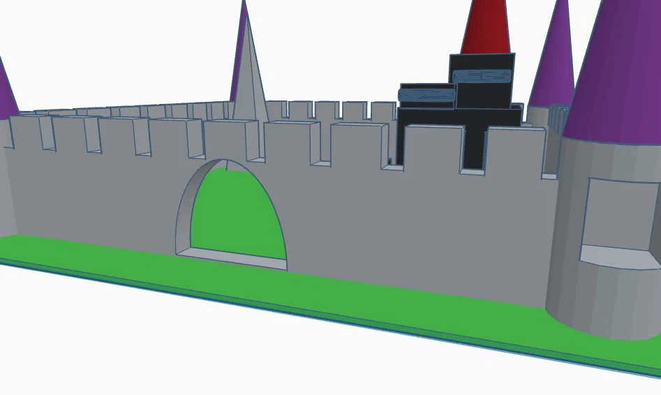 Mô hình lâu đài (Castle) trang trí in 3D độc đáo - Image 1