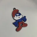 Móc khóa Papa Smurf 3D - Món phụ kiện độc đáo cho fan Xì Trum - Thumbnail 1