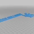 Bảng hiệu gắn cửa 3D "Scrolling Room" hài hước, độc đáo - Thumbnail 2