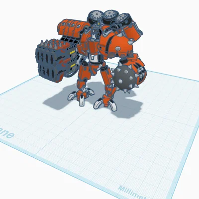 Mô hình robot chiến binh 3D đầy uy lực cho người đam mê