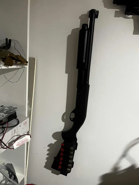 Giá treo súng shotgun gắn tường 3D (dành cho nòng 24mm) - Image 1