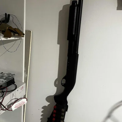 Giá treo súng shotgun gắn tường 3D (dành cho nòng 24mm)