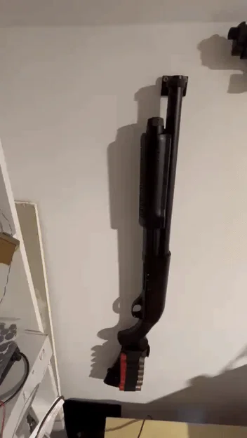 Giá treo súng shotgun gắn tường 3D (dành cho nòng 24mm) - Image 2
