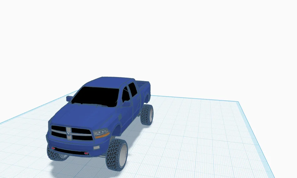 Mô hình xe bán tải Dodge RAM 1500 in 3D cực chất - Image 1