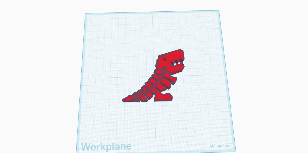 Mô hình khủng long Dino 3D dễ thương trang trí bàn làm việc - Image 1