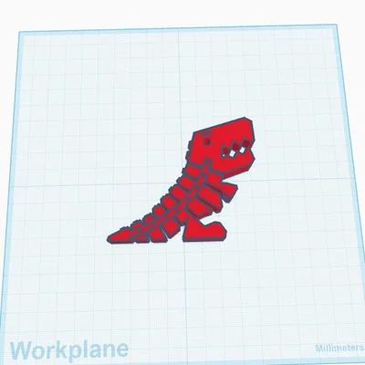 Mô hình khủng long Dino 3D dễ thương trang trí bàn làm việc