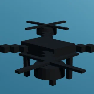 Mô hình Drone Lắp Ghép Phong Cách Blocky Độc Đáo Cho Tín Đồ 3D