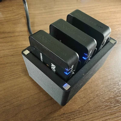 Hộp sạc và đế đựng thông minh cho Rode Wireless Go II (in 3D)