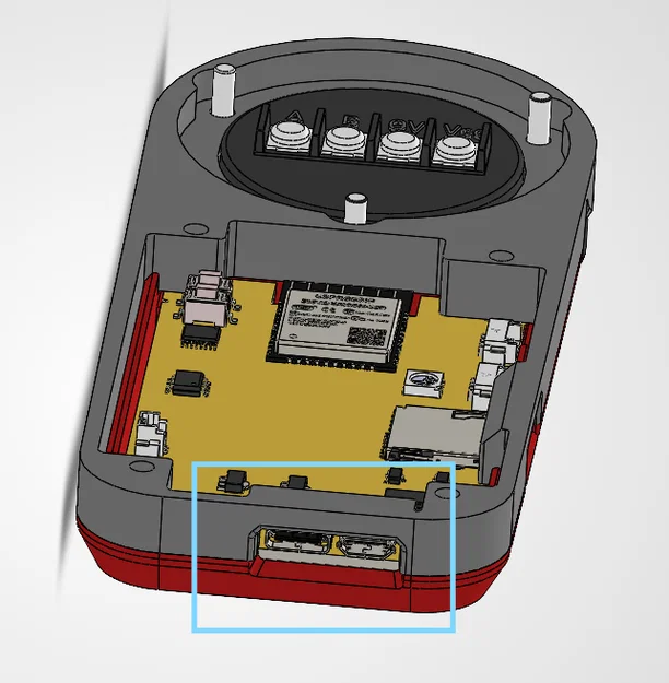 Vỏ bọc Pendant thiết kế mỏng cho CYD2USB (Hỗ trợ USB-C) - Image 2