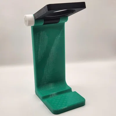 Đèn để bàn kiêm giá đỡ điện thoại 2-trong-1 tiện ích